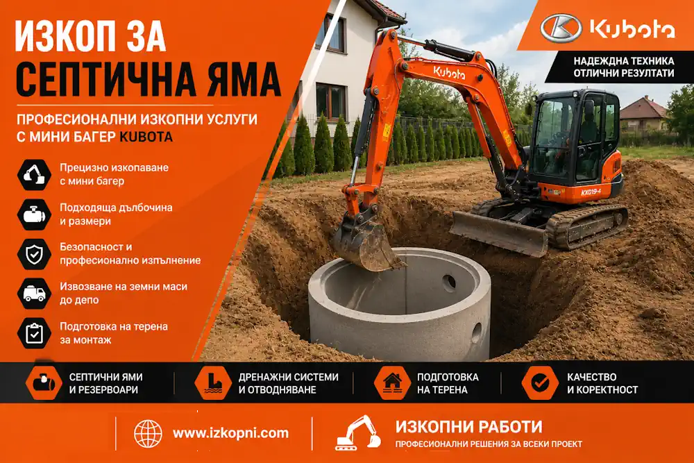 Изкоп за септична яма